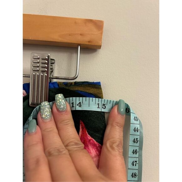 Cupcakes and Cashmere floral linen cropped wide-leg pants NWT Botanical Vacation - Picture 6 of 8